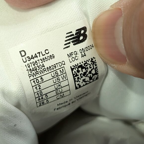 New Balance x Figs 3447 Sneakers Cream/Black Men’s 10.5 Women’s 12 Nursing Med main image 5